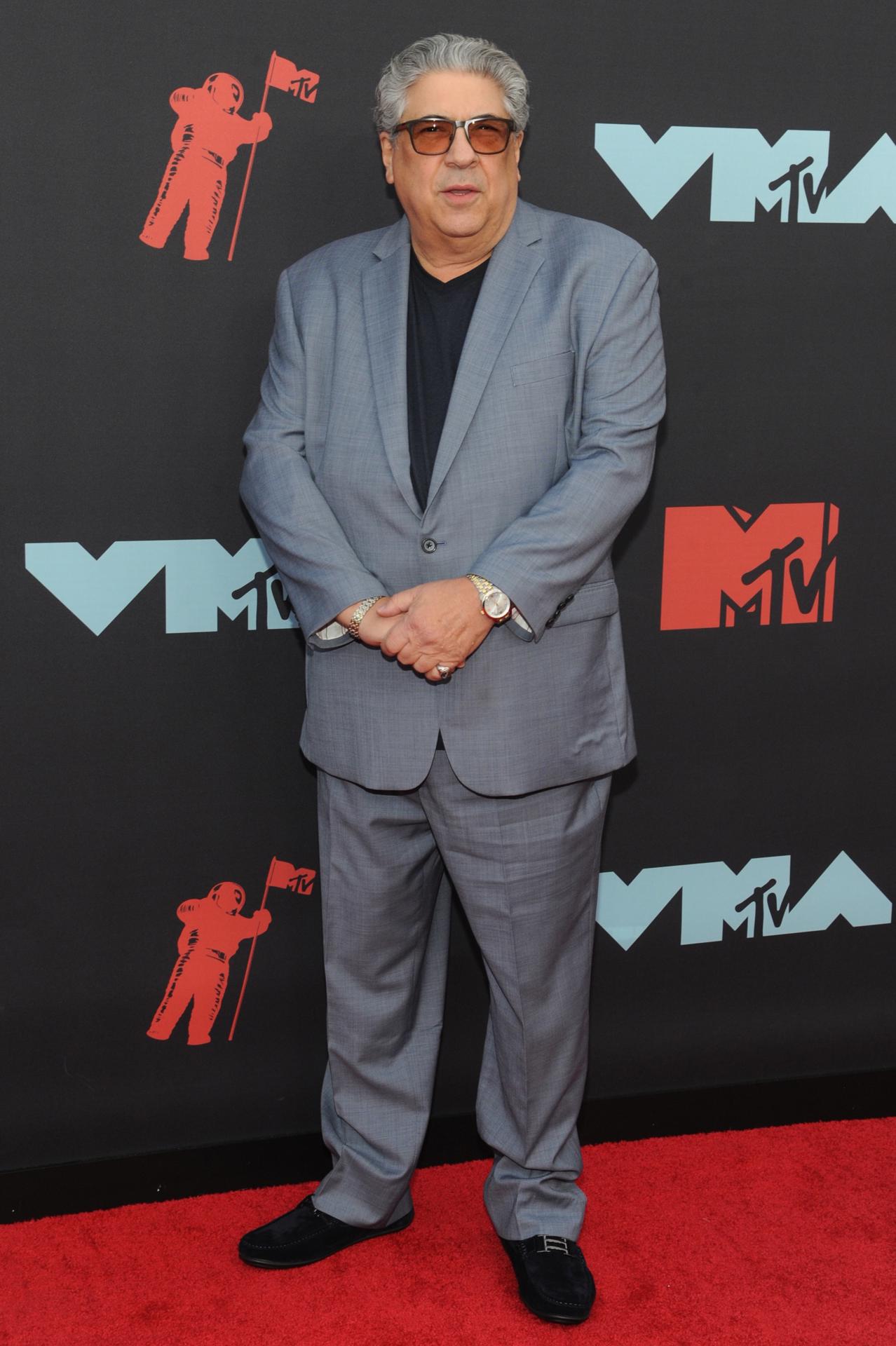 Fotografía de archivo del actor estadounidense Vincent Pastore en la alfombra roja de los MTV Video Music Awards 2019 en Nueva York (EE.UU.). EFE/Dj Jhonson