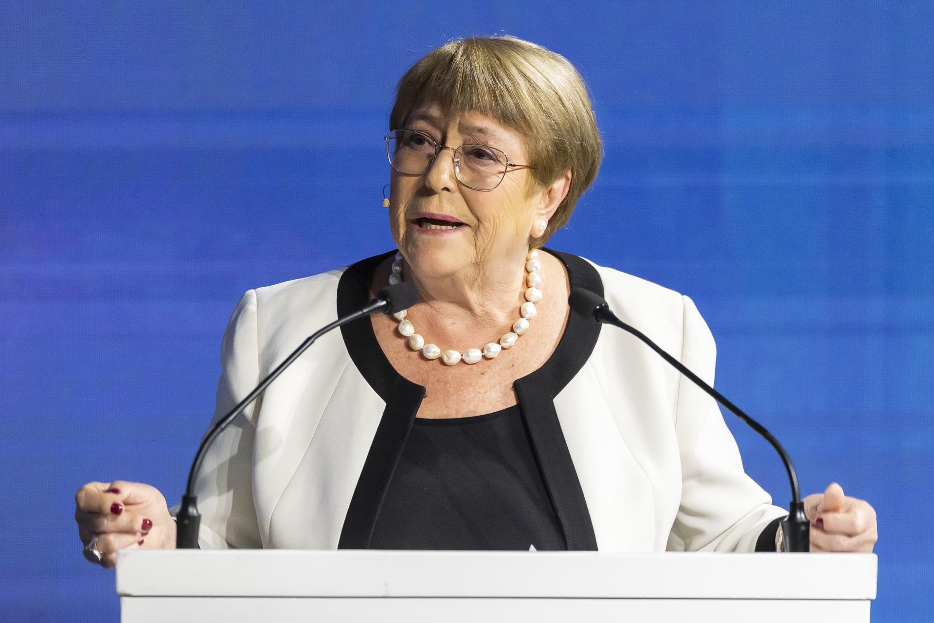 Fotografía de archivo de la expresidenta chilena Michelle Bachelet. EFE/Cyril Zingaro
