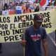Personas se manifiestan contra el proyecto del embalse de Río Indio este lunes, en Ciudad de Panamá (Panamá). EFE/ Bienvenido Velasco