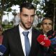 Foto de archivo del 15/06/2026 del futbolista Rafa Mir a su llegada a la Ciudad de la Justicia de Valencia. La Sección Cuarta de la Audiencia Provincial de Valencia condenó a 8,5 años de prisión al jugador por un delito de agresión sexual y otro de lesiones EFE/ Biel Aliño