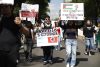 Activistas propalestinos y ambientalistas se manifiestan contra el acuerdo de cooperación en materia hídrica entre el Gobierno del norteño estado de Chihuahua e Israel, este sábado, en Ciudad de México (México). EFE/ Sáshenka Gutiérrez
