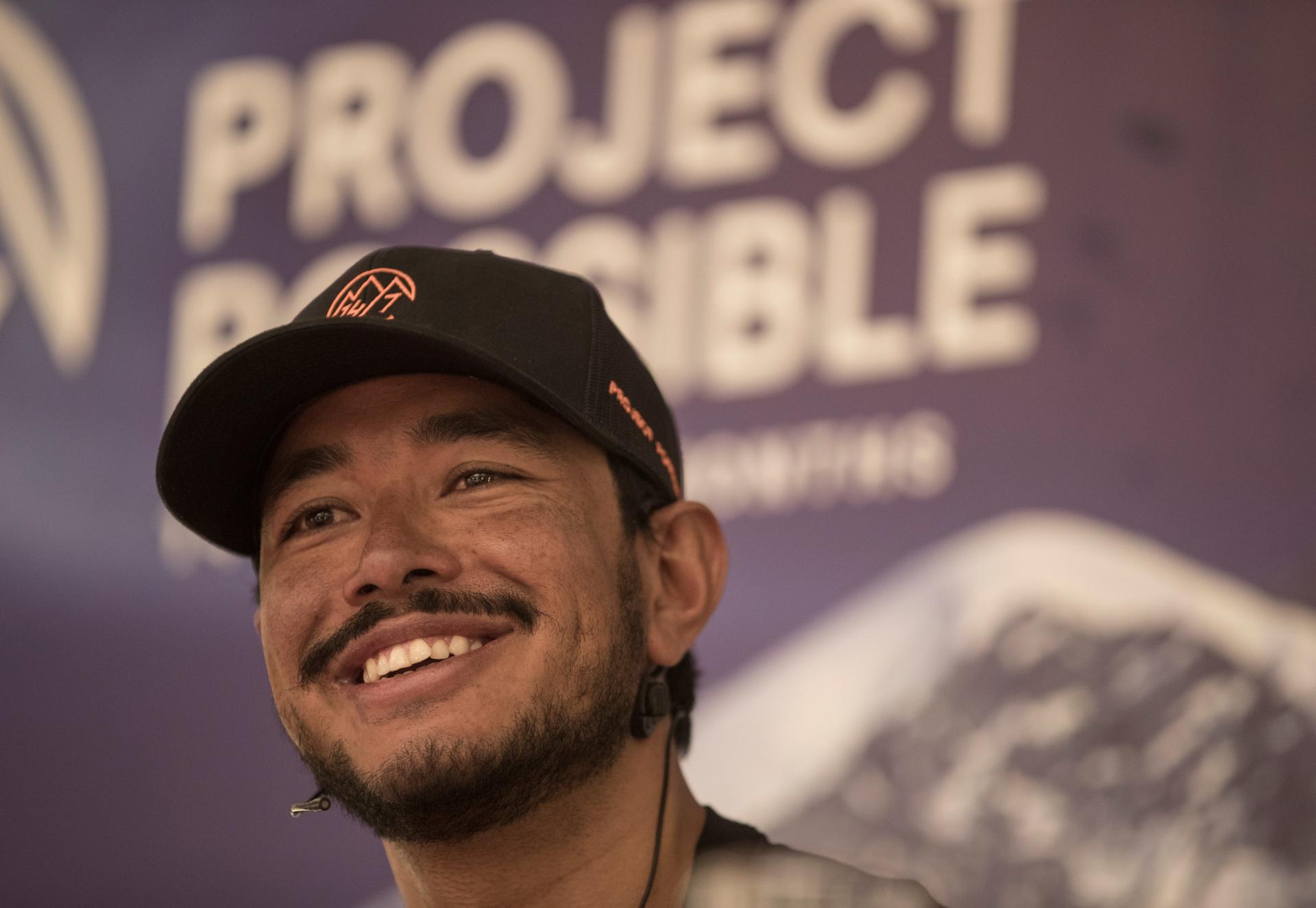 Fotografía de archivo del 28 de mayo de 2019, en la que puede verse al escalador Nirmal Purja. EFE/ Narendra Shrestha